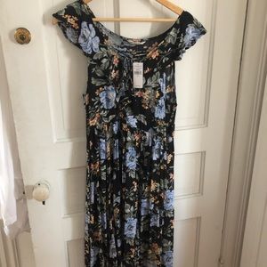 American Eagle high/low maxi dress
